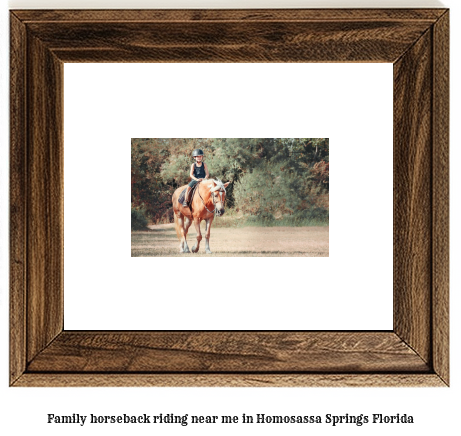 family horseback riding near me in Homosassa Springs, Florida